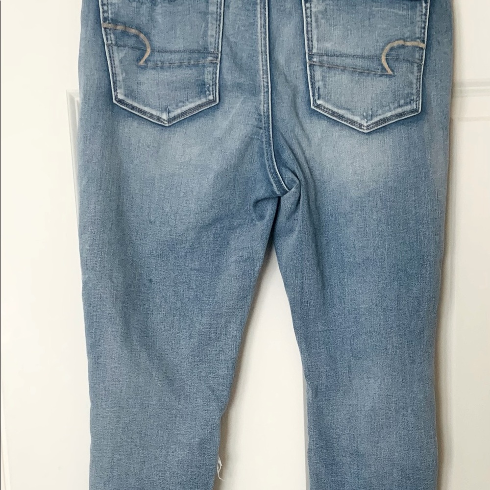 America Eagle High Rise Jegging Crop Jeans
